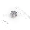 8mm Diamante Multicolor Pata de Gato Huella de Perro Aleación Joyería Adecuado para DIY Llavero Pulsera Accesorios para Collar de Mascota