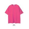 Camiseta de Verano para Hombre Bk Copo de Nieve 250g Lavada Vintage Algodón Puro Estilo Callejero Marca Americana de Moda Manga Corta Holgada para Hombre.