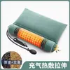 Almohada Cervical de Artemisa con Combinación Desmontable de Moxibustión, Almohada Inflable Eléctrica Calefactora para Cuello, Almohada Cervical de Masaje