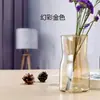 Jarrón de Vidrio Creativo Nórdico Estilo Ins Gradiente Botella de Vidrio Colorida Decoración del Hogar Lujo Ligero de Alta Gama Flor Hidroponía Cultivo en Agua