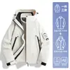 Chaqueta Roja Suzaku de Woodpecker para Mujer Primavera y Otoño 2025 Nuevo Traje de Montañismo Impermeable Tres en Uno Chaqueta Súper Bonita