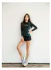 2026 Modelo Nuevo Estilo Japonés y Coreano Conjunto de Dos Piezas para Mujer Traje de Baño de Manga Larga Protector Solar para Playa Venta al por Mayor en Stock para Comercio Transfronterizo