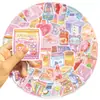 50 pegatinas de graffiti estilo INS para snacks, decorativas para guitarra, cuaderno, equipaje, DIY, impermeables, venta al por mayor transfronteriza