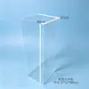 Accesorios para Bodas Columna Cuadrada de Acrílico Transparente Guía de Camino Decoración de Escaparate de Bodas Adornos Geométricos de Exhibición de Acrílico