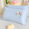 Funda de almohada infantil bordada de toalla de algodón 30X50 Algodón puro Funda de almohada para bebé individual 40X60 Funda de protector de almohada para estudiante