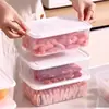 Caja del Compartimento de Carne Congelada del Refrigerador, Caja de Almacenamiento para Congelador, Caja Pequeña Especial de Grado Alimenticio para Conservación Fresca, Caja de Almacenamiento y División para Refrigerador