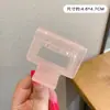 Pinza de Tiburón Acrílica Marrón Grande Estilo Coreano de Verano Pinza Cuadrada Pasador Elegante para la Parte Trasera de la Cabeza Pasador de Gama Alta