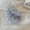 Super Fada Brilho Strass Malha Mulher Gentil 2026 Novo Toque de Alto Padrão Parte de Trás da Cabeça Penteado Volume Grande de Cabelo Presilha Banana Grande Acessório de Cabelo