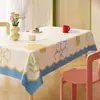 Mantel de Dibujos Animados, Impermeable al Aceite, Impermeable, Resistente al Calor, Nuevo Modelo 2025, Lujo Ligero, Sensación de Alta Gama, Salvamanteles para Mesa de Comedor, Uso en Hogar de Sala de Estar, Tela para Mesa de Café