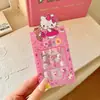 Lindas Pegatinas para Uñas Sanrio para Niños, Pegatinas de Uñas Desgastables, Parches para Uñas de Kuromi, Juguetes de Dibujos Animados para Niños