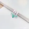 Pinzas para el pelo estilo Corea del Sur, extensiones de clip, estilo estrellas, color clip de gota, degradado de dos colores, lindo clip para flequillo de niños, clip lateral, accesorios para el pelo
