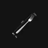 Padrão de Tecido Transfronteiriço Louça Ocidental High-End Aço Inoxidável 201 Espessado High-End Faca, Garfo e Colher para Steak para Casa Hotel