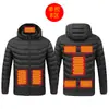 Chaqueta calefactora inteligente de invierno con calefacción eléctrica, chaqueta calefactora de algodón con temperatura constante y acolchado USB, para hombres y mujeres.