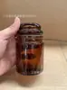 Frasco de Velas Retro Marrón de 200 ml con Tapa, Taza de Vela Perfumada Hecha a Mano, Taza Vacía para DIY, Botella de Corcho para Hotel Oficina