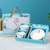 El líder creativo simple juego de vajilla de cerámica para 2 personas 8 piezas para el hogar negocio tienda actividades de celebración regalo para miembros venta al por mayor