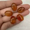 Anillo de piedra natural ágata forma de huevo 13x18 mm Piedra colorida ovalada desnuda Accesorios de incrustación de joyería DIY Fábrica venta al por mayor