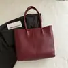 Bolso Grande de Madre Política Empalmado para Mujer 2025 Nuevo Otoño Bolso de Hombro Color Contrastante Retro Clase Ropa de Trabajo Bolso Tote