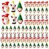 Materiales para decoración DIY de escena navideña transfronteriza: Papá Noel, muñeco de nieve, árbol de Navidad, renos, adornos de micro paisajismo
