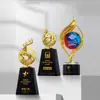 Trofeo Metálico Personalizado Gama Alta Gran Campeón Deportivo Baloncesto Fútbol Billar Honor Conmemorativo Fabricación de Trofeos Creativos
