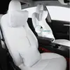 Cojín Trasero para Model 3 Y Soporte Lumbar Reposacabezas de Coche Accesorios para Coche Cojín Almohada para el Cuello Adecuado para Respaldo de Asiento de Tesla