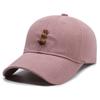 Alta calidad Lijado Gorra de Lengua de Pato de Copa Suave para Niña Estilo Coreano Gorra de Béisbol de Conejito con Ala Ancha para Mostrar la Cara Pequeña Ala Curva para Hombre