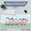 Alfombrilla de ratón Crayon Shin-Chan, Reposamuñecas extragrande, Alfombrilla de teclado de dibujos animados anime linda, Bordes reforzados, Alfombrilla de escritorio engrosada, Escritorio personalizado