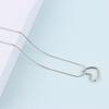 Sentido del diseño de lujo nicho amor titanio acero collar no se desvanece cadena clavícula accesorios femeninos moda fabricantes en stock
