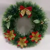 Decorações de Natal direto da fábrica Guirlanda de Natal Artesanato de Natal enfeites Guirlanda de pingente de porta de árvore de Natal