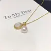 Juego de Pendientes Anillo Colgante de Perla de Agua Dulce Redonda de Concha Marina Natural de Zhuji Juego de Joyería de Perlas Venta al por Mayor Dropshipping
