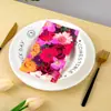 Servilleta Impresa con Flores de Plantas Transfronteriza Pañuelo Cuadrado de Doble Capa Decoración de Mesa para Cocina del Hogar Transfronteriza Pañuelo al por Mayor