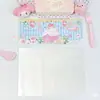 Empaque de bolsillo plano con cabezal de tarjeta extragrande, empaque estilo coreano, protección de tarjeta, materiales de empaque para joyería, tarjetas de empaque