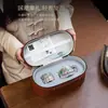 Conjunto de Chá de Prata de Alta Qualidade, Conjunto de Chá Kung Fu Estilo Chinês, Bule de Prata Portátil e Xícaras de Chá, Conjunto em Caixa de Presente para Amigos e Mais Velhos