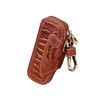 Vendas Diretas do Fabricante Retrô Couro a Óleo Personalizado Moda Porta-Chaves Porta-Chaves Estojo para Chaves de Carro Camada Superior Couro Bovino