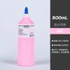 Botella grande de pigmento acrílico de 500 ml, gran capacidad, cuadrada, para niños, grafiti, yeso, muñeca, pintura para guardería.
