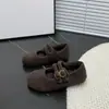 Zapatos Planos Mary Jane Retro de Doble Botonadura para Mujer 2025 Nuevos Zapatos de Felpa de Invierno