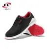 Directamente del fabricante, zapatos de golf con tejido de microfibra, tacos fijos y una suela de doble propósito para jugar al golf y para uso casual de negocios.