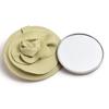 Shenzhen Factory Direct Supply Zinc Alloy Round Single-sided Mirror Square Foldableing Mirror Round Handle Mirror Logo Round pu