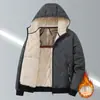 Explosiones transfronterizas chaqueta acolchada de algodón para hombre otoño e invierno forro polar cálido ropa acolchada de algodón de grafeno se puede personalizar salidas de fábrica