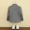 Chaqueta de Traje para Niños para Otoño e Invierno, Elegante Traje de Caballero Infantil, Atuendo de Performance Estilo Coreano, Color Sólido para Presentador y Paje, Ropa Formal