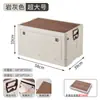 Caja de almacenamiento exterior, caja grande plegable portátil a prueba de polvo para el hogar, camping, caja de almacenamiento sin instalación, plástico al por mayor