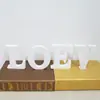 Adornos de madera blanca con letras y números ingleses decoración para el hogar bodas accesorios para fotografía suministro directo de fábrica en stock