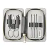 Set de Cortaúñas de Alta Gama 7 Piezas Cortauñas de Acero Inoxidable Regalo de Negocios Herramientas de Manicura de Alta Gama para Cortar Uñas