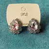 Pendientes Europeos y Americanos de Zirconia Gota de Agua 2025 Nuevo Estilo Popular Pendientes Exquisitos Personalizados Moda Accesible Lujo Pendientes de Gama Alta