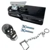 Conector de capa de reboque tampa da cabeça da bola de reboque tampa de cobertura acessórios de modificação de RV iate pino anti-perda