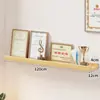 Estantería de pared Mueble flotante para TV en sala de estar Estante de almacenamiento de pared de una sola palabra Máquina para juguetes caseros Estante de almacenamiento de caja superior