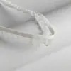 Fábrica de Origen Encaje Elástico con Volante de Gasa Plisado de un Solo Lado para Dobladillo de Falda y Puños de Manga Decoración de Ropa de Muñeca