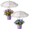 Sombrilla Popular Transfronteriza para Plantas de Amazon, Flor en Maceta, Sombrilla de Protección Solar, Aislada, Sombrilla de Protección para Plantas de Exterior en el Suelo