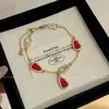 Pulsera Super Flash Rosa Calabaza Moda Femenina Hija Sentido Dorado Exquisito Blanco Nuevo Chino Fulu Pulsera Nicho Nuevo