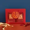 Toalla de Boda Regalo Oso Rojo Caja de Boda Regalo de Dote Personalizado Cumpleaños Regalo de Primer Año Absorbente