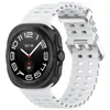 Adequado para Samsung Ultra Pulseira de Silicone Watch7Ultra Pulseira Marinha 47mm Respirável Substituição de Pulseira de Pulso Esportiva